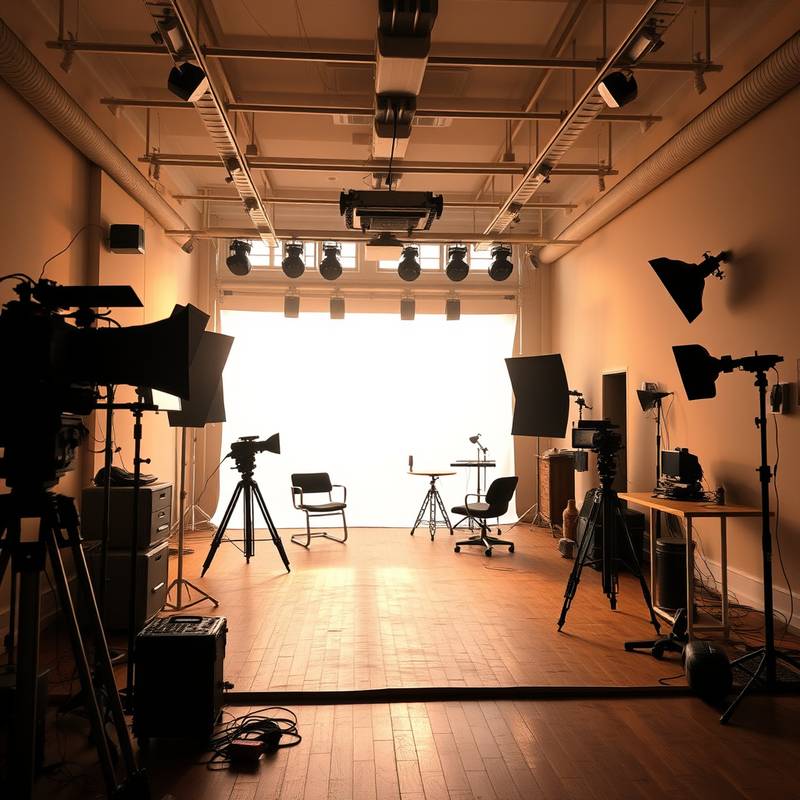 Foto des Filmstudios der Schauspielschule