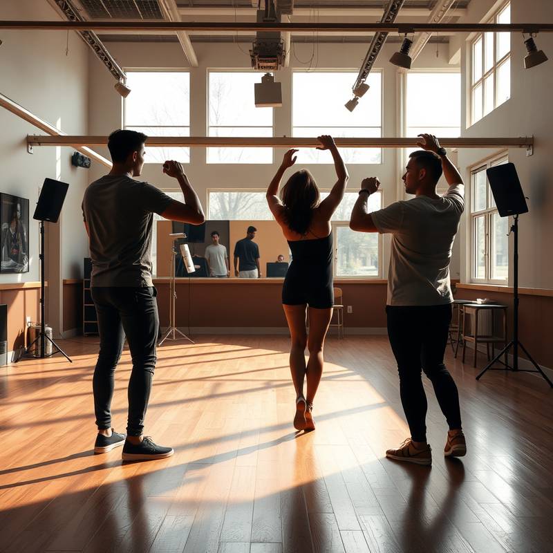 Foto des Tanzstudios der Schauspielschule