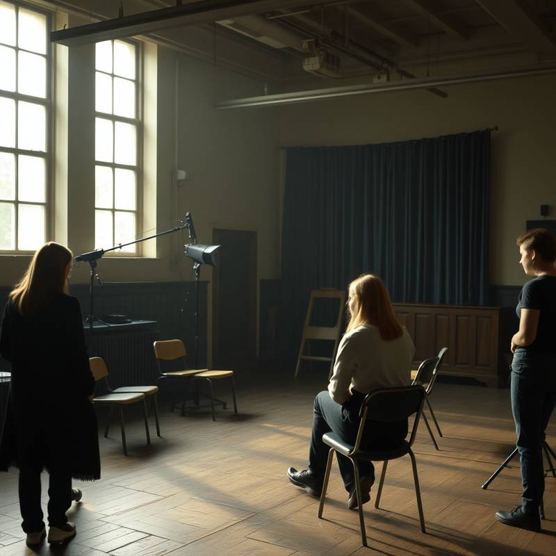 Foto eines Probenraums der Schauspielschule